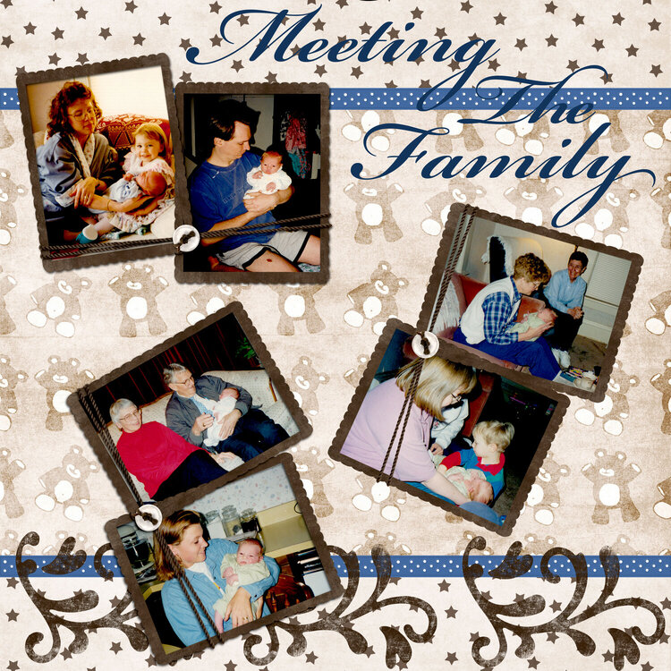 Joshua Baby Meeting Family Members
