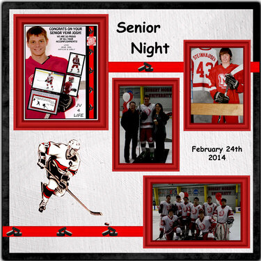 Senior Night Hockey 2014