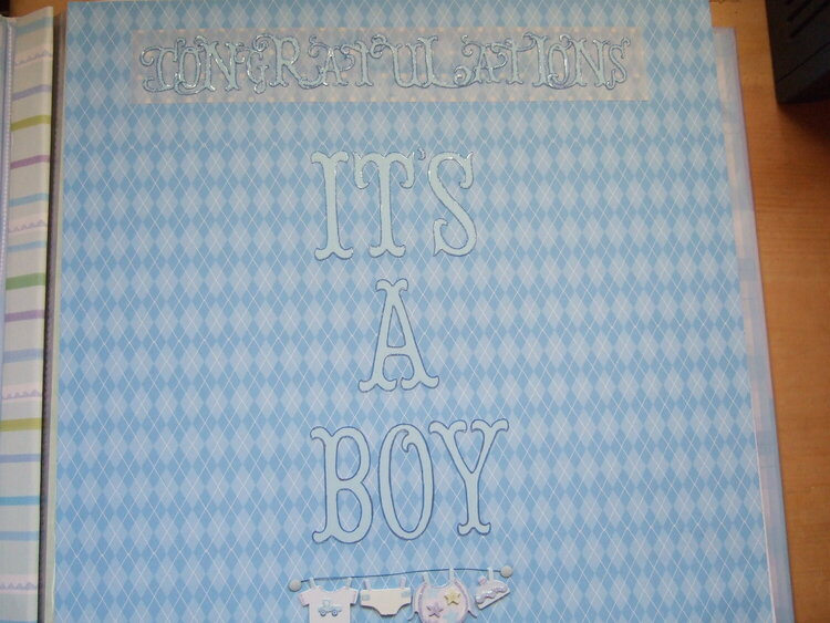 Title page for Baby album