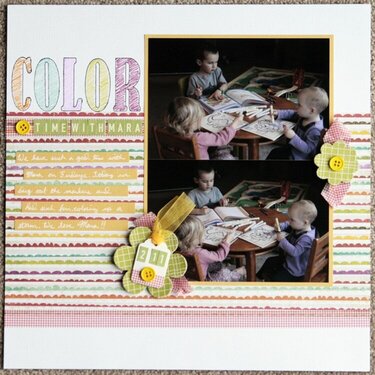 Color Time With Mara-March Dixie Pieces Kit