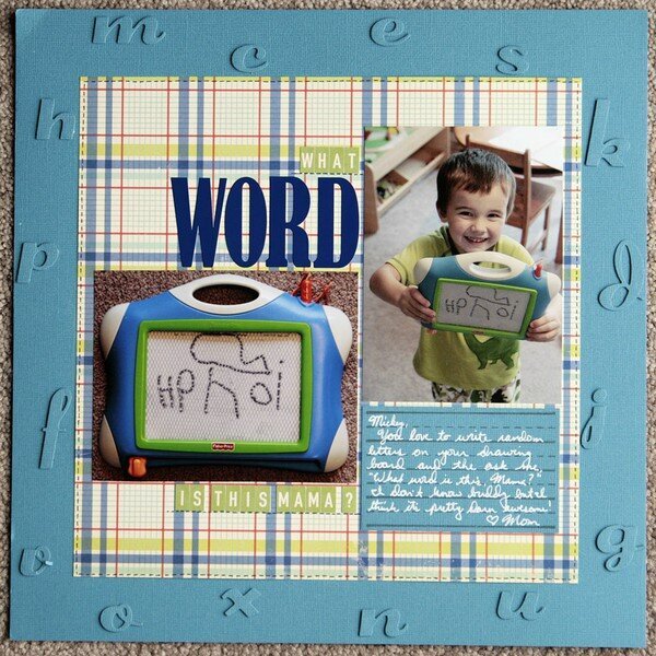What Word is This Mama?---March Dixie Pieces Kit