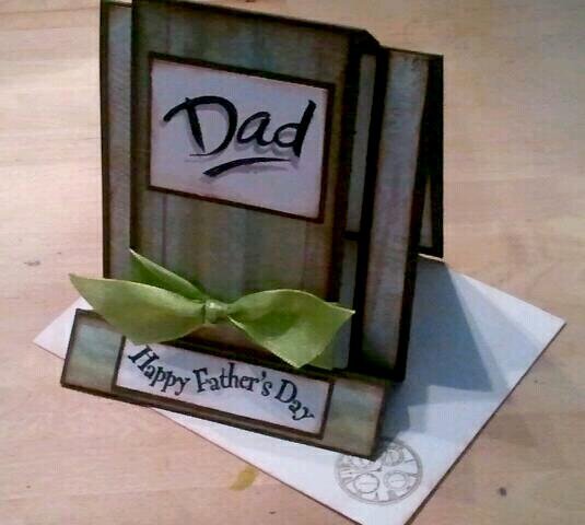 Father&#039;s day &#039;funky fold&#039; card...
