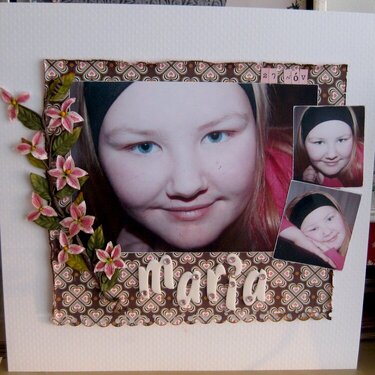 Mara, (my little sister)