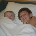Scotty and Shawn in bed