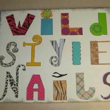 business sign-&quot;wild style nails&quot;