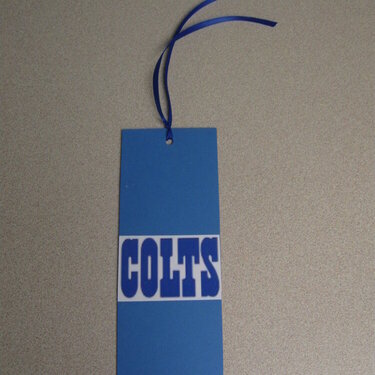 COLTS bookmark side 1