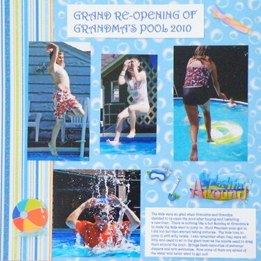 Grand Re-Opening of Grandma&#039;s Pool