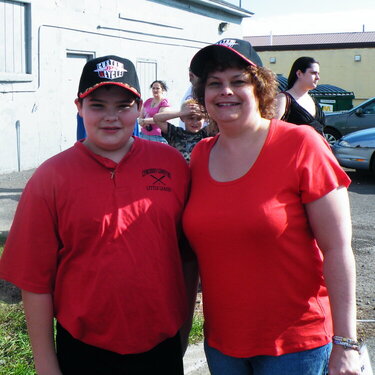 Me and Drew on Opening Day