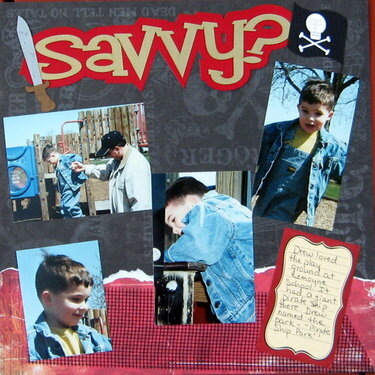 {Savy?}- a tall tale of Pirate Ship Park