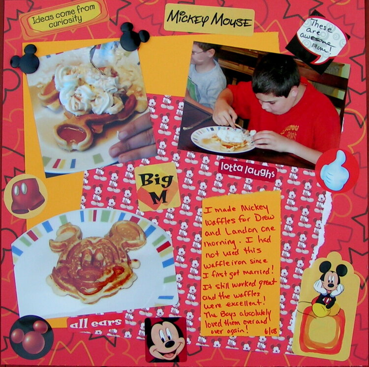 Mickey Waffles!