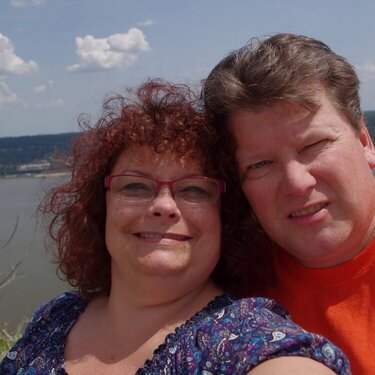 Us in front of the Hudson