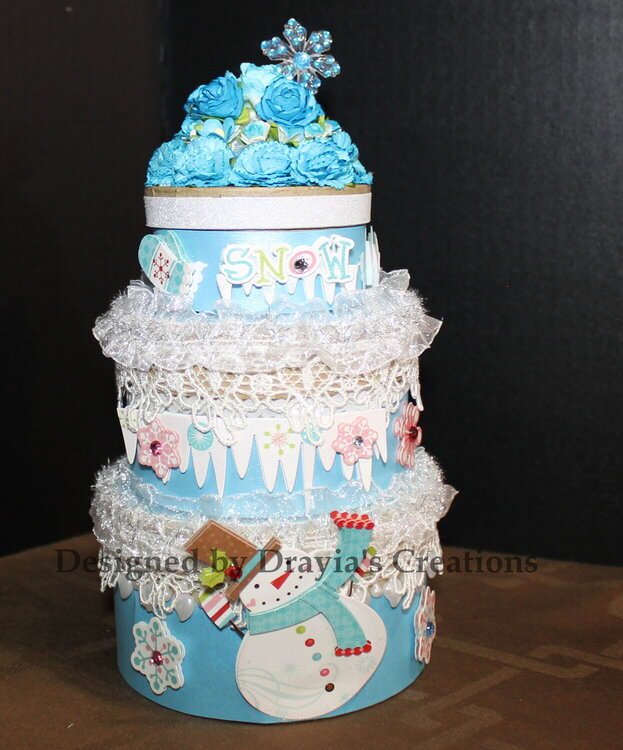 Snowman Cake Box