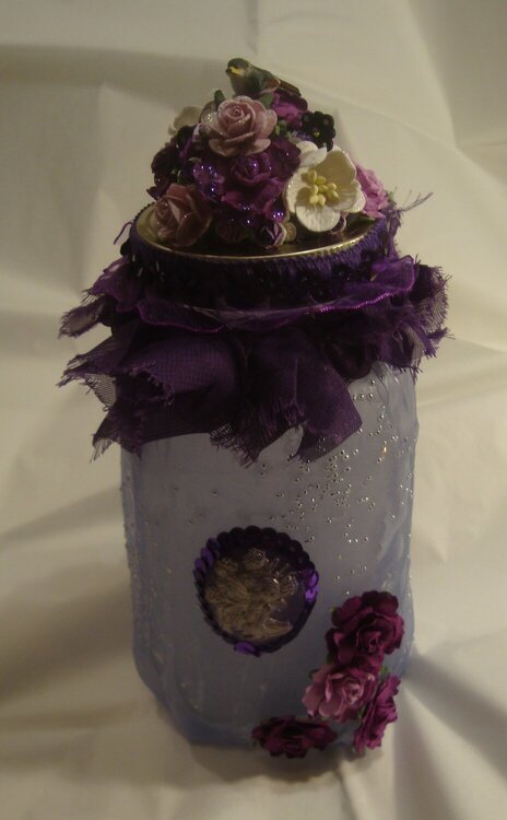 Altered Mason jar