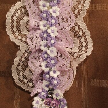 Purple Shabby Chic Spoon