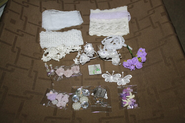 Purple and White kit by Shabbylishious