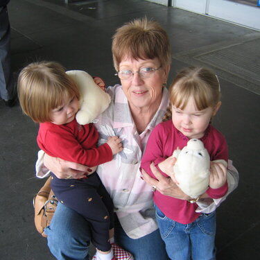 Mamah with grandaughters Madeline &amp; Emily