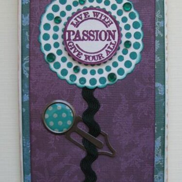 Live with passion Card
