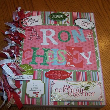 Altered Christmas Memory Book