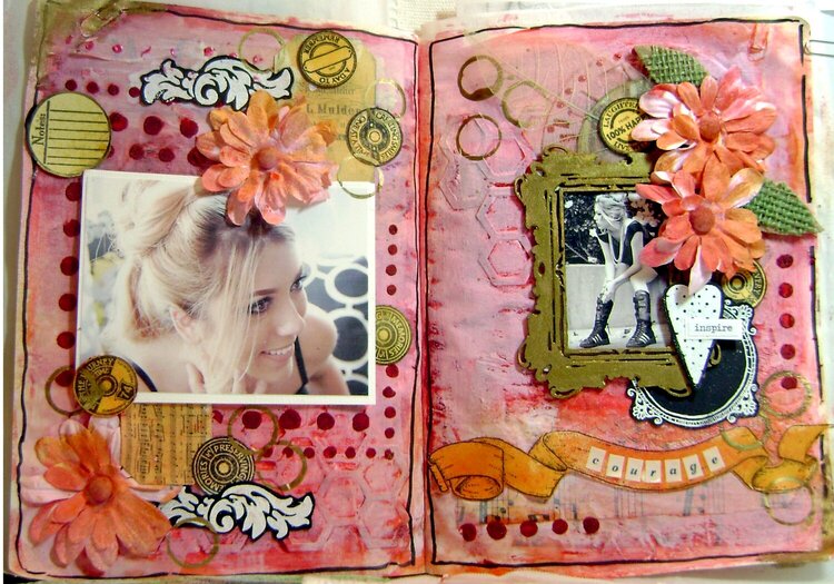 Red is for Courage Journal Pages