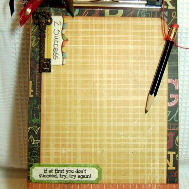 Back To School Clipboard