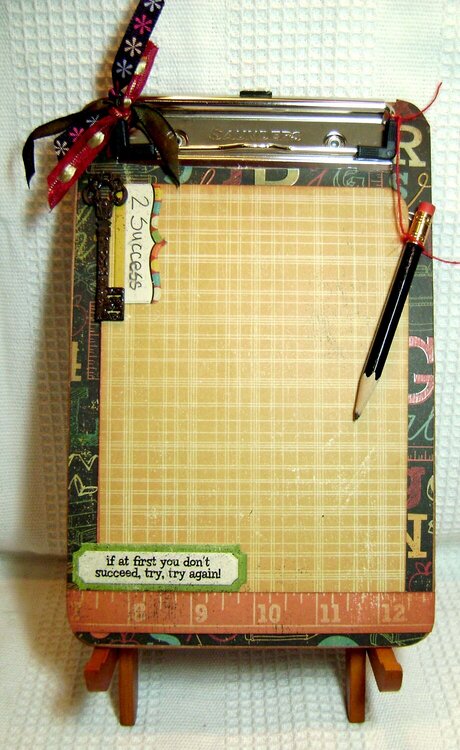 Back To School Clipboard