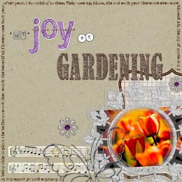 *my* joy of gardening