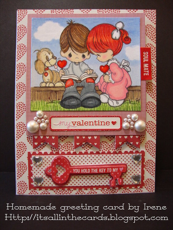 Love and Lollipops Precious Moments Valentine Card