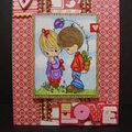 Flower Surprise Precious Moments Valentine Card