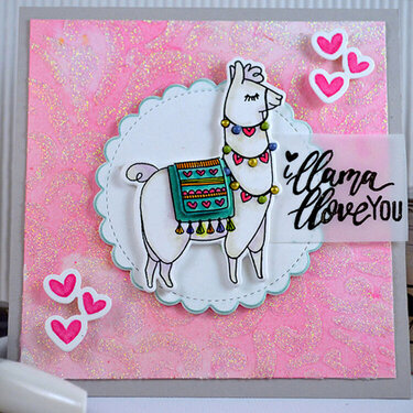 i Llama Love YOU Card