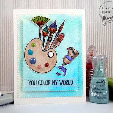 YOU COLOR MY WORLD - Card