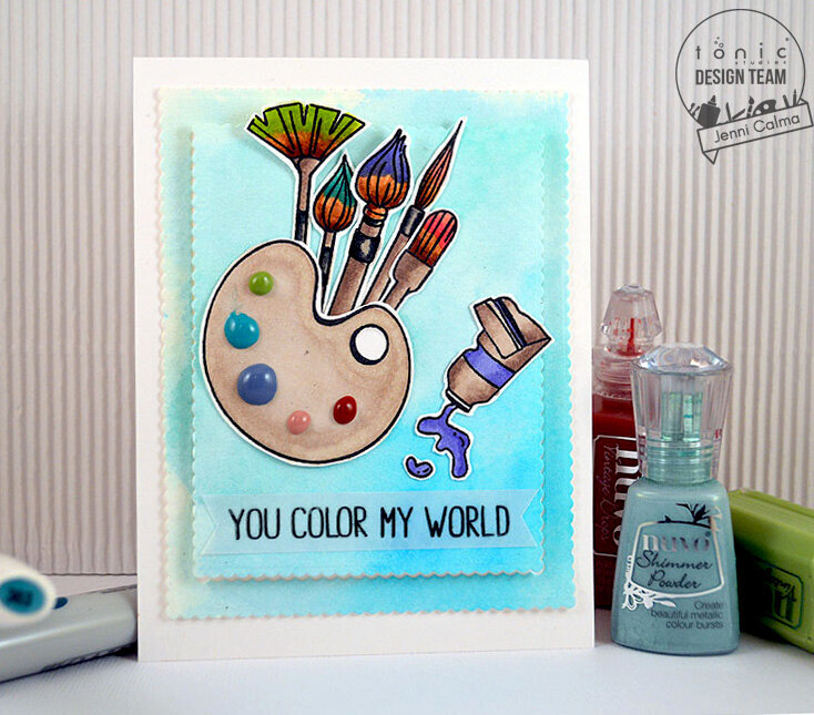 YOU COLOR MY WORLD - Card