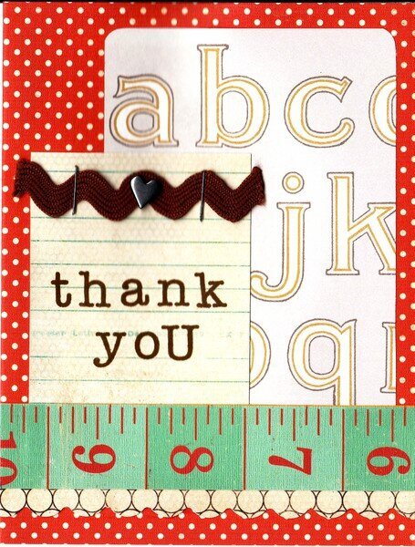 thank yoU - Teacher Appreciation Card