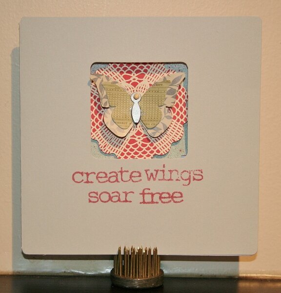 create wings soar free...Birthday Card
