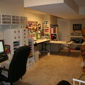 My new organized scrapbook room