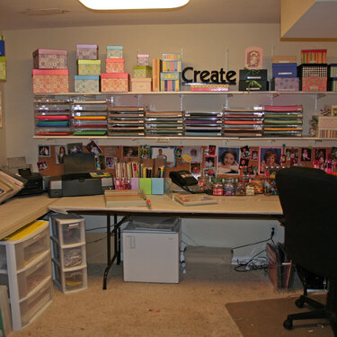 momof3girlz scrapbook room