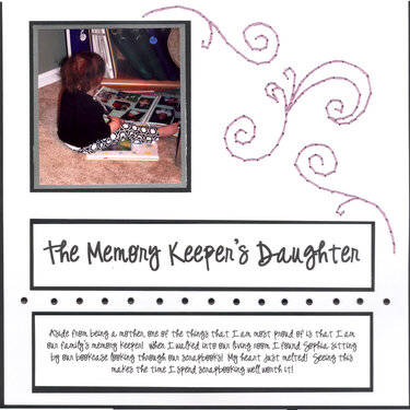 Memory Keepers Daughter