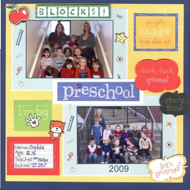 Sophia Preschool 2009