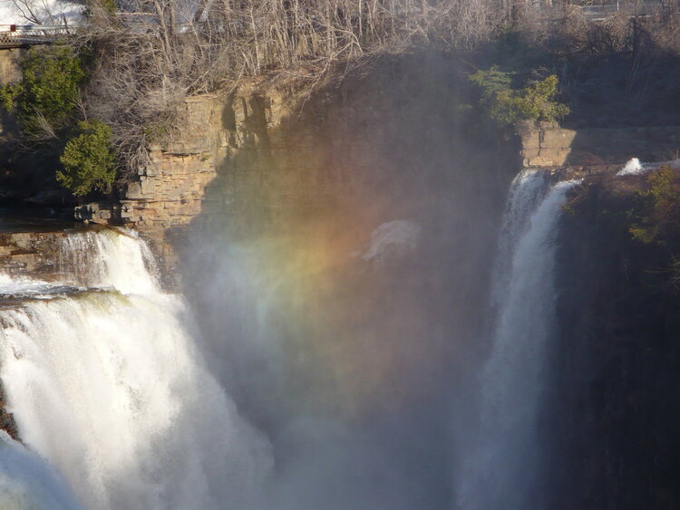 Rainbow Over the Falls