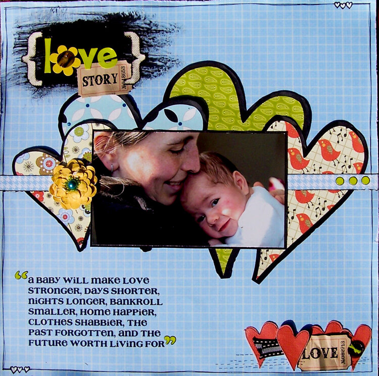 love story *october scrapmuse*