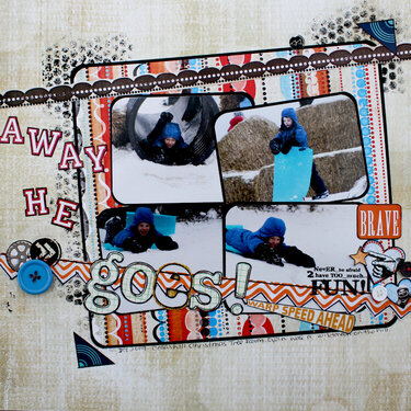 Away He Goes *ScrapMuse*