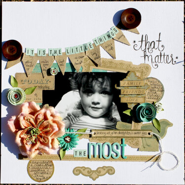It's the Little Things *March ScrapMuse*