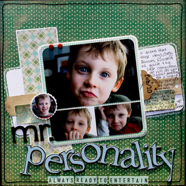 Mr. Personality *March ScrapMuse*