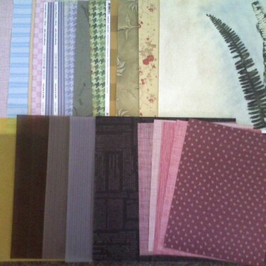 for sale 23 piece printed paper lot