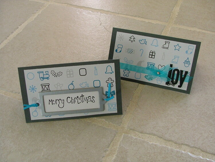 Gray Christmas Cards