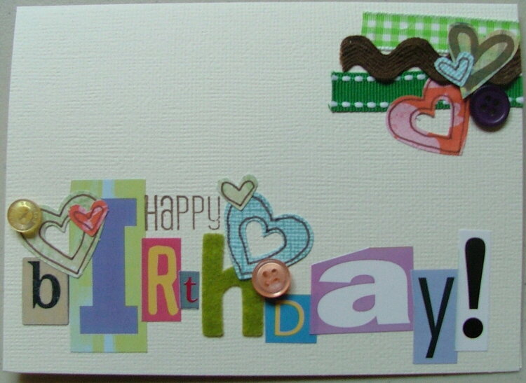 birthday card