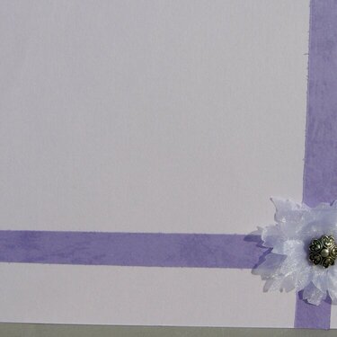 Lilac and purple card