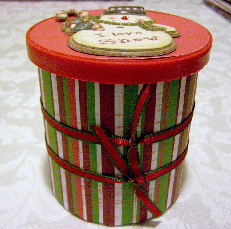 Altered Icing Container