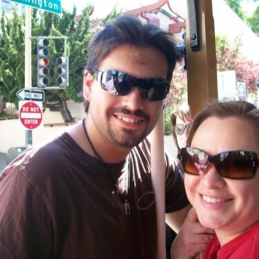 My son &amp; I on the cablecars