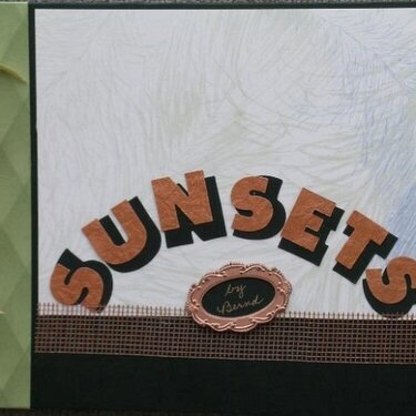 Sunset album cover - Club Scrap