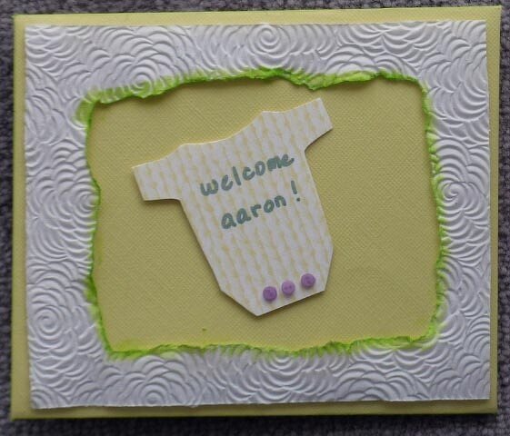New Baby Card - Club Scrap Tiny Treasures